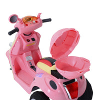 MOTORETTA PER BAMBINI ELETTRICA 6 V CON LUCI E MUSICA ROSA