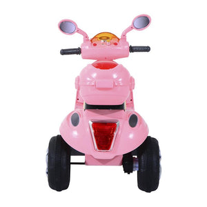 MOTORETTA PER BAMBINI ELETTRICA 6 V CON LUCI E MUSICA ROSA