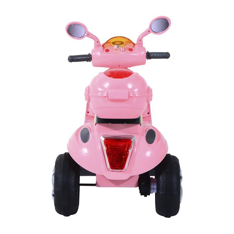MOTORETTA PER BAMBINI ELETTRICA 6 V CON LUCI E MUSICA ROSA