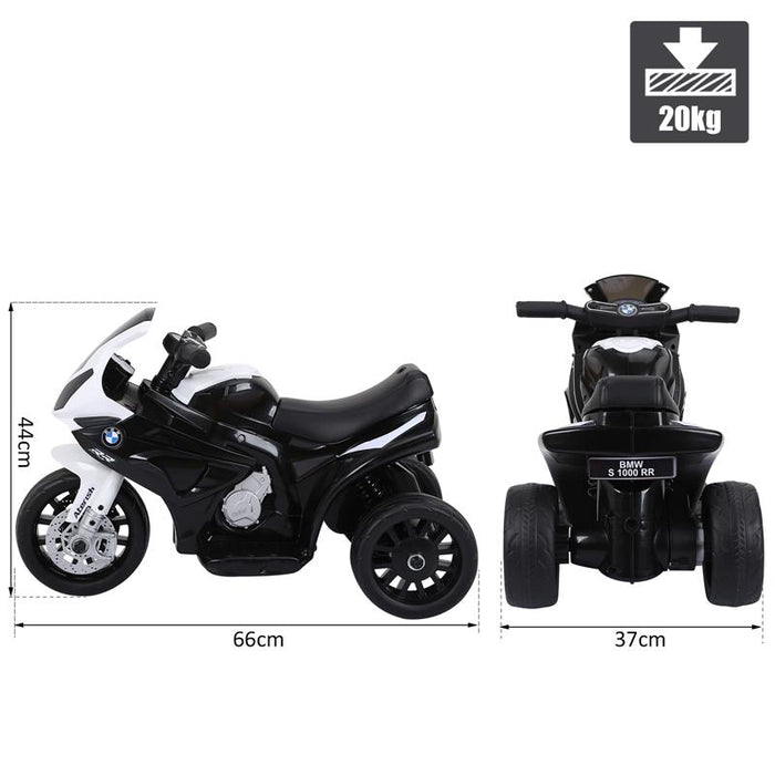 MOTO ELETTRICA PER BAMBINI BMW A BATTERIA 6 V BIANCO E NERO