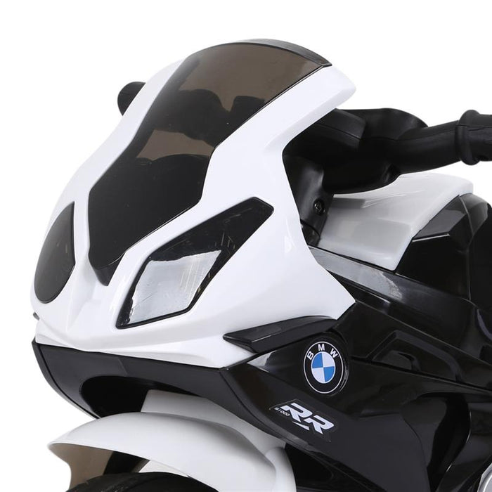 MOTO ELETTRICA PER BAMBINI BMW A BATTERIA 6 V BIANCO E NERO