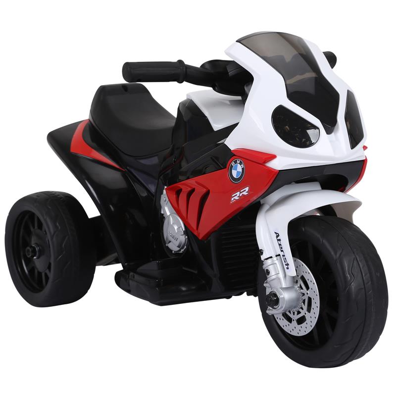 MOTO ELETTRICA PER BAMBINI BMW A BATTERIA 6 V BIANCO E ROSSO