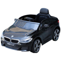 MACCHINA AUTO ELETTRICA 6 V CON TELECOMANDO PER BAMBINI 106 X 64 X 51 CM NERO