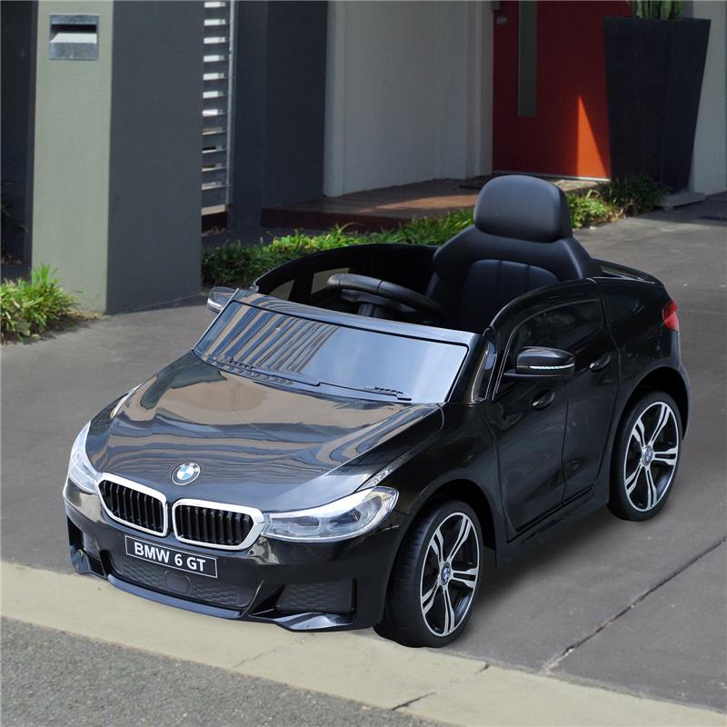 MACCHINA AUTO ELETTRICA 6 V CON TELECOMANDO PER BAMBINI 106 X 64 X 51 CM NERO