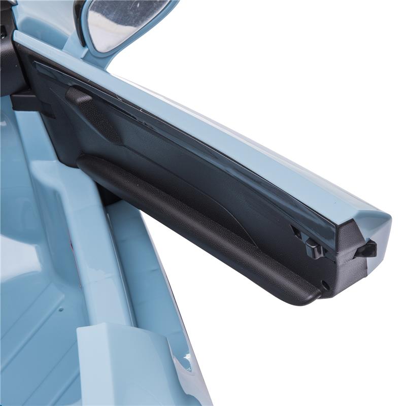 MACCHININA ELETTRICA BMW PER BAMBINI 3-8 ANNI CON TELECOMANDO LUCI E LETTORE MP3 BLU