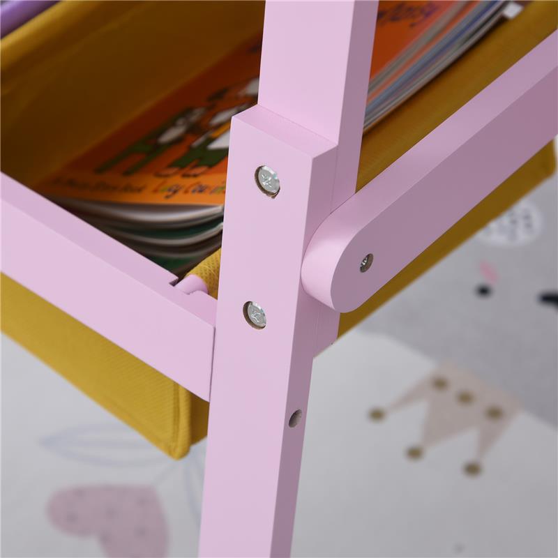 LAVAGNETTA PER BAMBINI 3 IN 1 CON RULLO FOGLI DI CARTA IN LEGNO ROSA