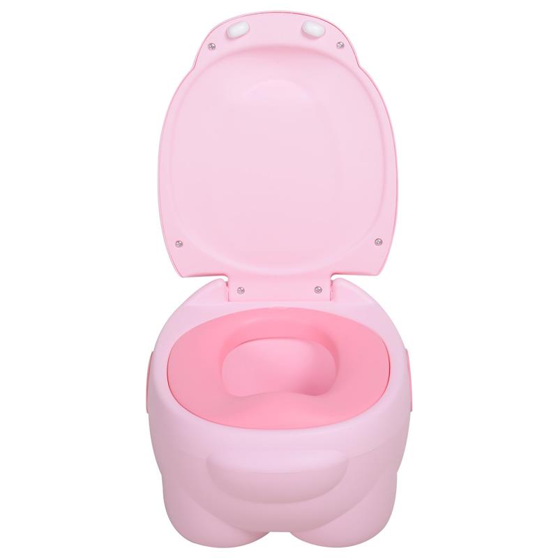 VASINO PER BAMBINI DAI 6 MESI ANTISCIVOLO 40 X 30 X 23 CM AD IPPOPOTAMO ROSA