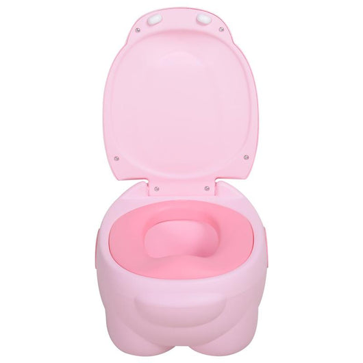 VASINO PER BAMBINI DAI 6 MESI ANTISCIVOLO 40 X 30 X 23 CM AD IPPOPOTAMO ROSA