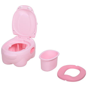 VASINO PER BAMBINI DAI 6 MESI ANTISCIVOLO 40 X 30 X 23 CM AD IPPOPOTAMO ROSA