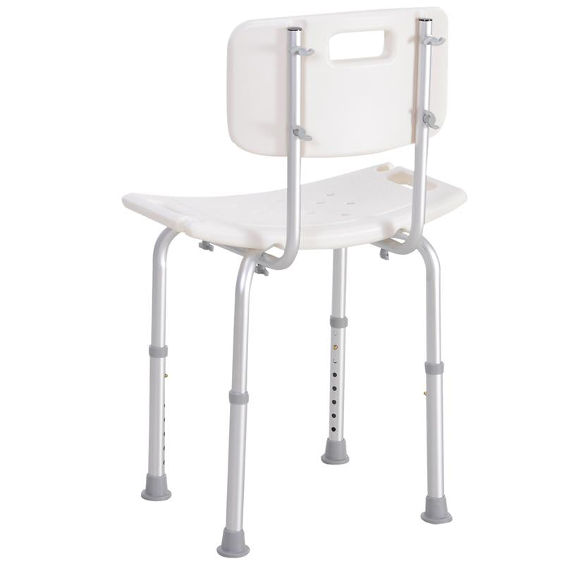 SEDIA PER DOCCIA CON SCHIENALE SEDIA DA VASCA ALTEZZA REGOLABILE ANTISCIVOLO