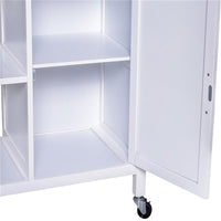 CARRELLO DA CUCINA CLASSICO 2 CASSETTI IN LEGNO 88.5 X 40 X 86 CM