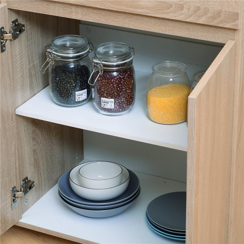 MOBILETTO DA CUCINA CON RUOTE CASSETTI ARMADIETTO LEGNO