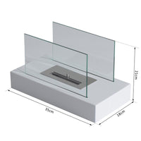 CAMINO A BIOETANOLO DA TERRA CON POTENZA 2000W BIANCO 35X18X21CM