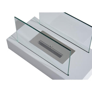 CAMINO A BIOETANOLO DA TERRA CON POTENZA 2000W BIANCO 35X18X21CM