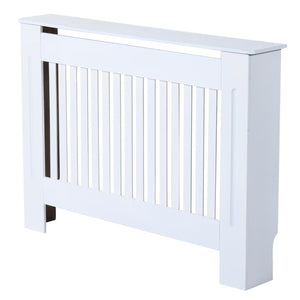 COPRITERMOSIFONE IN LEGNO MDF BIANCO, 112X19X81CM