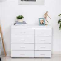 CASSETTIERA PER CASA E UFFICIO 90 X 35 X 73 CM IN LEGNO BIANCO