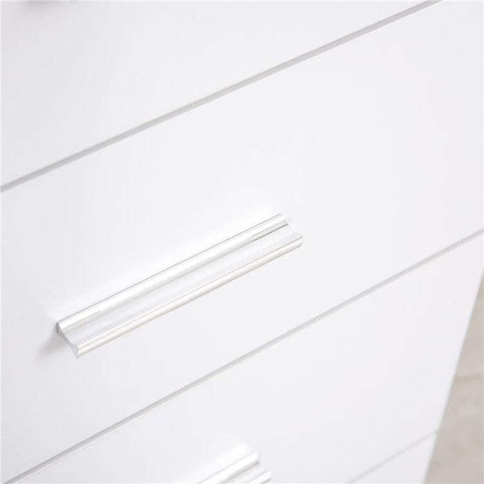 CASSETTIERA PER CASA E UFFICIO 90 X 35 X 73 CM IN LEGNO BIANCO