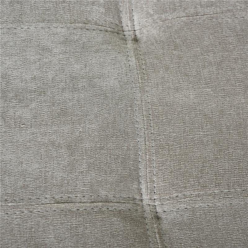 PANCA CONTENITORE IMBOTTITA TRAPUNTATA CON BRACCIOLI GRIGIO