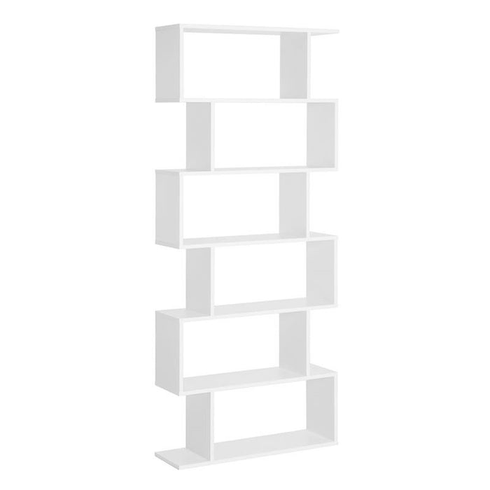 LIBRERIA DI DESIGN MODERNO 80 X 23 X 192 CM SCAFFALE BIANCO