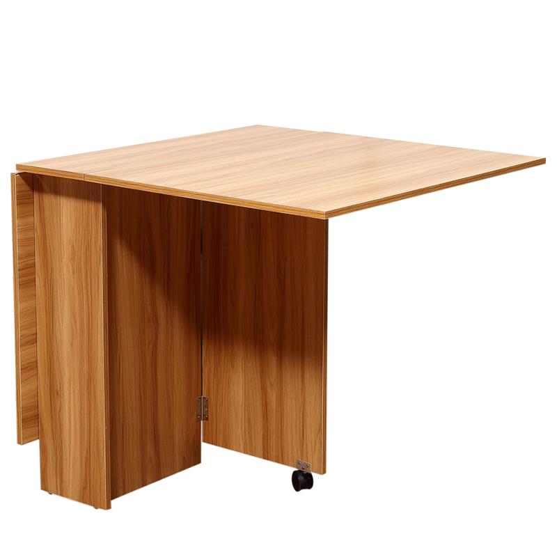 TAVOLO DA PRANZO PIEGHEVOLE 140 X 80 X H74 CM IN LEGNO NATURALE