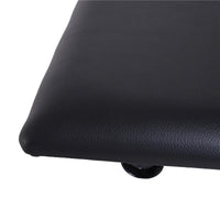 SGABELLO IMBOTTITO PER PIANOFORTE PIEGHEVOLE CON ALTEZZA REGOLABILE NERO