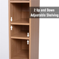 ARMADIETTO DA PARETE CON 2 ANTE RIPIANI REGOLABILI CAMERA DA LETTO