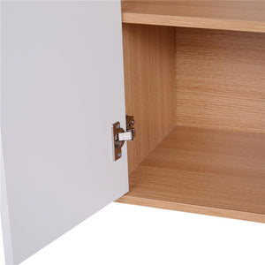 ARMADIETTO DA PARETE CON 2 ANTE RIPIANI REGOLABILI CAMERA DA LETTO