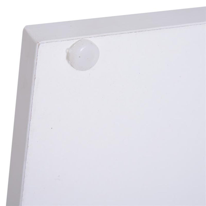 TAVOLINO SALOTTO DESIGN MODERNO 2 RIPIANI DESIGN MODERNO LEGNO BIANCO