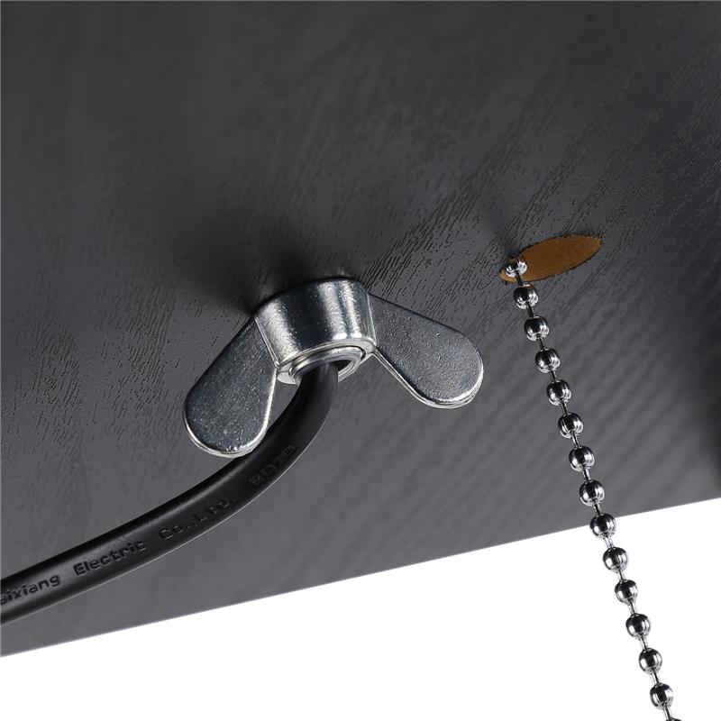 LAMPADA DA TERRA MODERNA CON LIBRERIA 3 LIVELLI 26 X 26 X 160 CM NERO