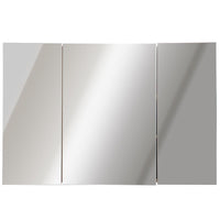 ARMADIETTO PENSILE DA BAGNO CON 3 ANTE A SPECCHIO 90 X 60 X 13,5 CM