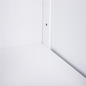 MOBILETTO DA BAGNO CON ANTA E CASSETTI 56 X 30 X 83 CM BIANCO