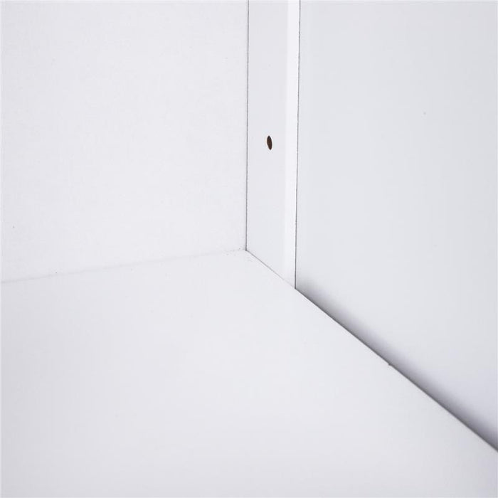 MOBILETTO DA BAGNO CON ANTA E CASSETTI 56 X 30 X 83 CM BIANCO