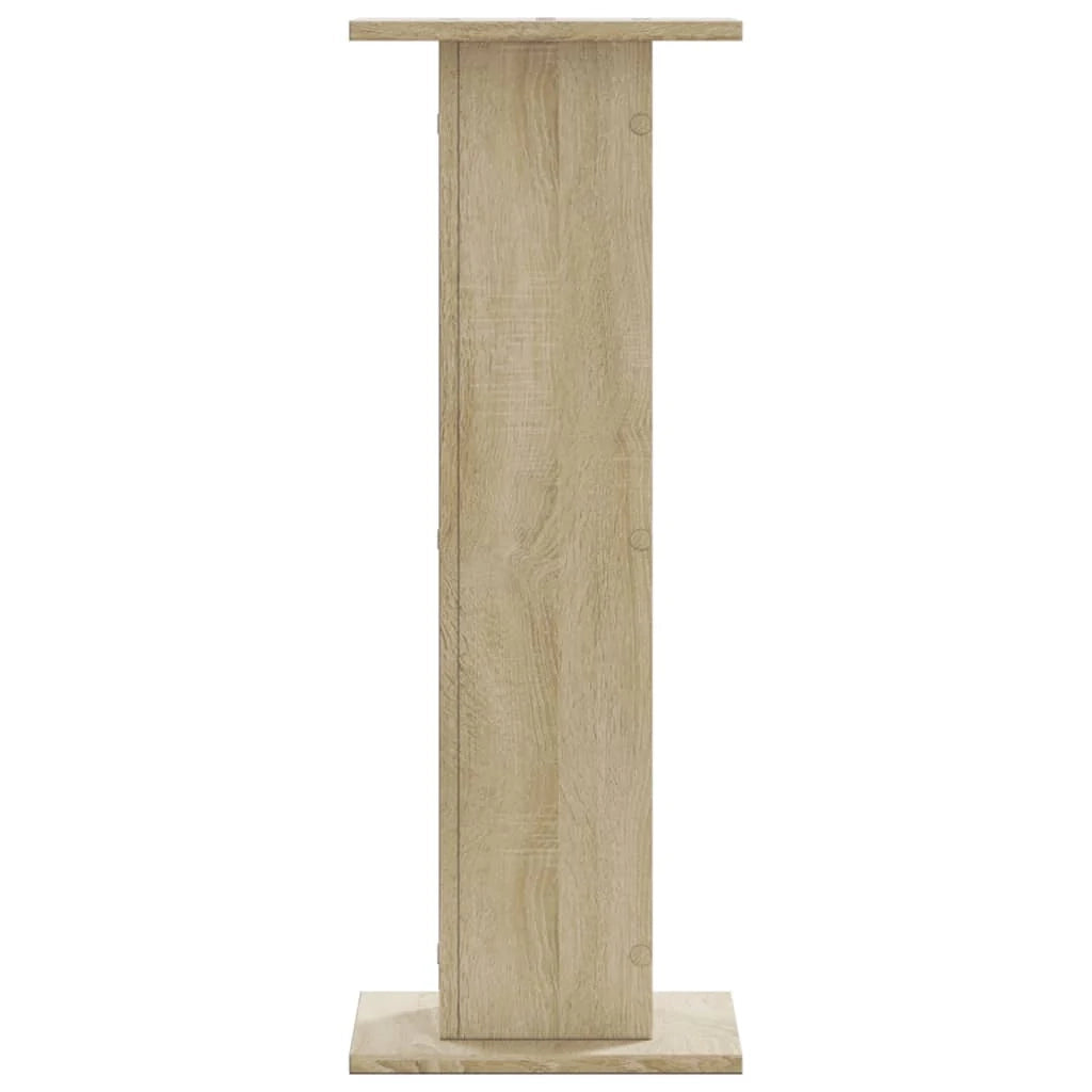 Portavasi mobili per fiori set da 2 legno ingegnerizzato Sonoma marrone 02_0045351