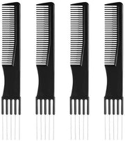 Kit di stile per capelli professionale - 4 pezzi - Nero - Leggero - Duraturo - Alta qualità acciaio inossidabile - Kit per capelli