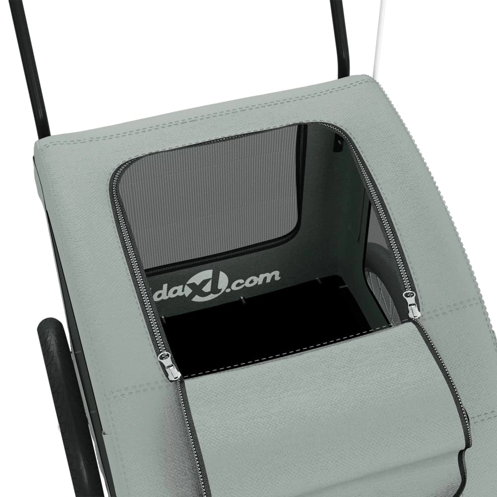 Rimorchio/carrello per animali domestici grigio 02_0044210