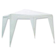 GAZEBO STANDARD PE DOMUS  ACCIAIO/BIANCO MT 3X3
