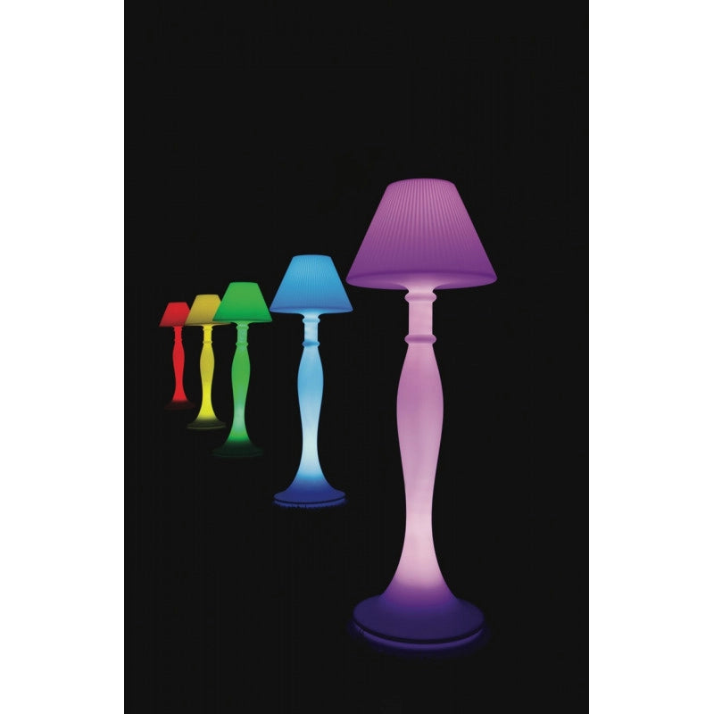 Lampada da terra di design H180 in polimero LED RGB per interno ed esterno - Made in Italy - Monacis