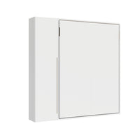 Letto Matrimoniale Francese A Scomparsa 140 Versia Con Armadio 1 Anta Sx Bianco