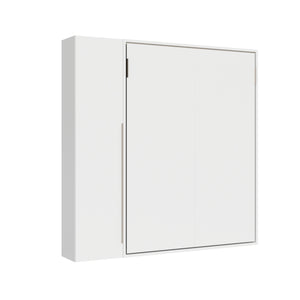 Letto Matrimoniale Francese A Scomparsa 140 Versia Con Armadio 1 Anta Sx Bianco