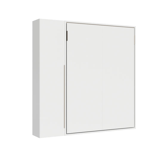 Letto Matrimoniale Francese A Scomparsa 140 Versia Con Armadio 1 Anta Sx Bianco