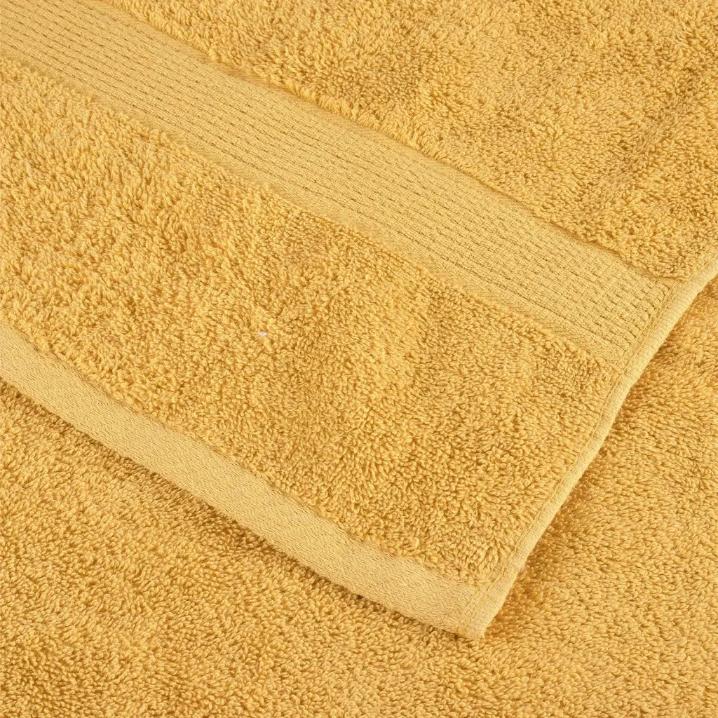 Asciugamani da sauna premium SOLUND 2 pezzi Oro 80x200 cm 600 g/m² 137290