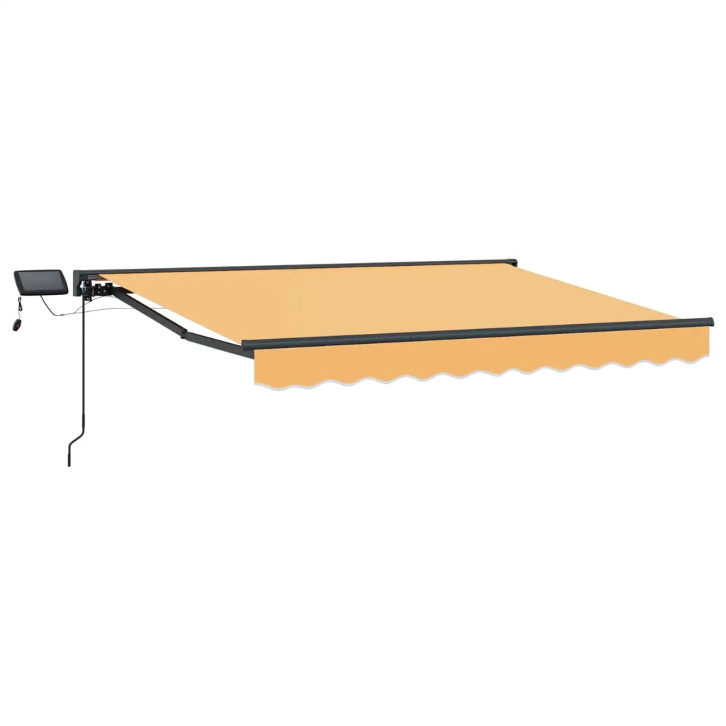 Cornice per Tenda Manuale con LED Sabbia 5 x 3 m 3426397