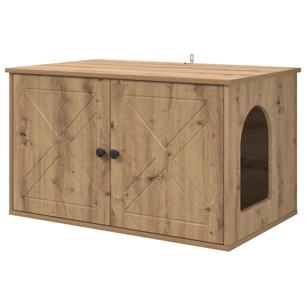 Casa per Gatti Rovere Artigianale 85 x 55 x 50 cm 8000733