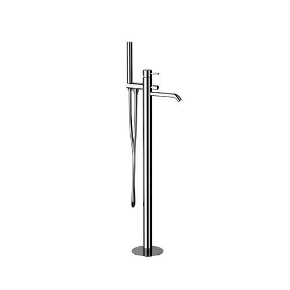 Miscelatore bordo vasca da pavimento cromato - Serie X Style