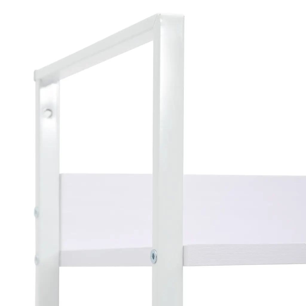 Scaffale Libri 3 Ripiani Bianco 60x27,6x90,5 Legno Multistrato 288220