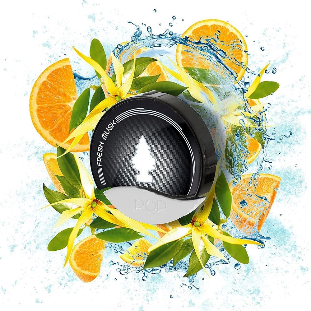 Trade Shop - Arbre Magique Pop Deodorante Per Auto Profumazione Fresh Musk Muschio Fresco -