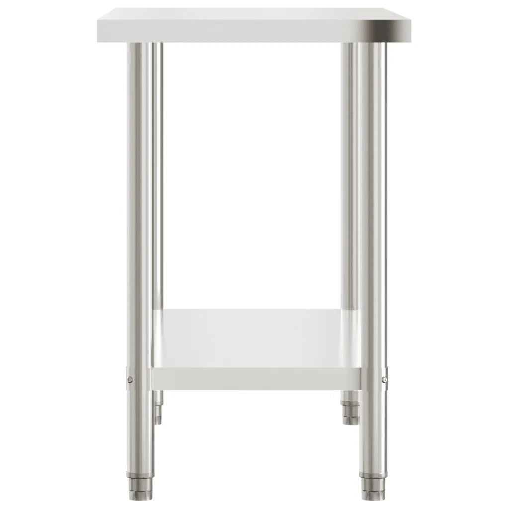 Tavolo da Lavoro da Cucina-Piano di Lavoro Cucina 110x55x85 cm in Acciaio Inossidabile 816897