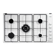 DE LONGHI BL59DD PIANO COTTURA DA INCASSO 90CM 5 FUOCHI A GAS COLORE BIANCO