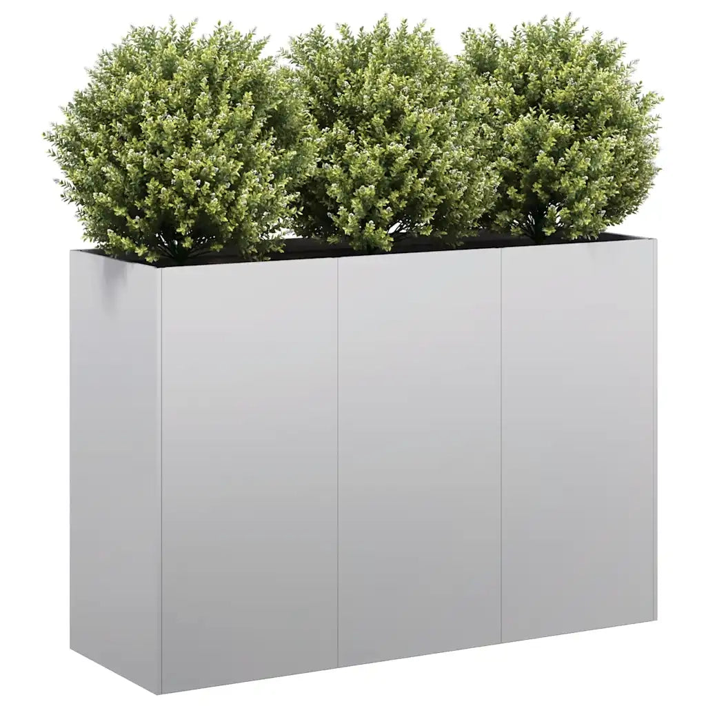 Fioriera 120x40x80 cm in Acciaio Zincato 860722