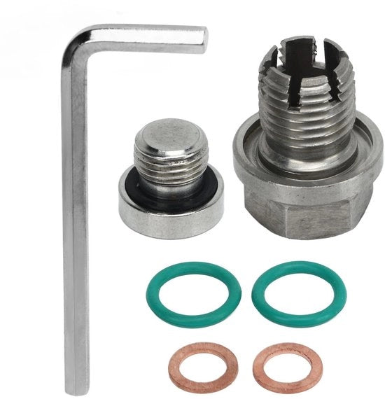 Aftapplug per Piggyback - Zelftappendo con Grande Dimensione - M14.1-1.5x15mm - Installazione Facile - Adatto per Olio...